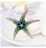 Rhinestone Beach Starfish Brooch Pin