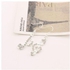 Eissely New Treble Music Note Melody Crystal Rhinestone Pendant Hook
