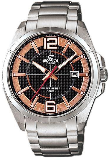 Casio Edifice Men's Two Tone Dial Stainless Steel Band Watch [EFR-101D-1A5VDF]