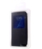 Samsung Galaxy S7 Edge G935 - Window View Leather Phone Case - Black