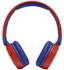 JBL JR310BTRED Kids wireless on-ear headphones-Red