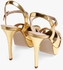 Gold Kaiden High-Heel Sandals