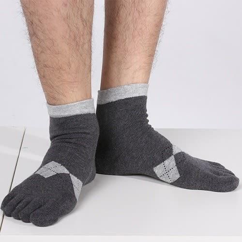 Five Toe Running Butterfly Style Socks - Grey