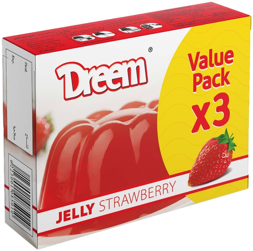 Dreem Jelly Strawberry - 70 grams - 3 Pieces