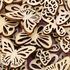 Generic 50Pcs Wood Discs Slices Butterfly Shape DIY