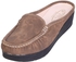 Get Al Dawara Leather Flat Shoe for Women's, 37 EU - Beige with best offers | Raneen.com