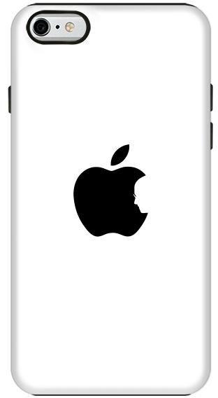 Stylizedd Apple iPhone 6Plus Premium Dual Layer Tough Case Cover Matte Finish - Steve's Apple - White