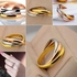 Ring Stainless Steel Band for Women Gold, Rose Gold, Silver 7