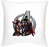 وسادة ديكور مُزيّنة بطبعة مستوحاة من فيلم "The Avengers" رمادي داكن / أحمر / أبيض 16x16بوصة