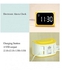 Remax RMC-05 - LED Digital Alarm Clock With 4 USB Ports For Charging - Yellow