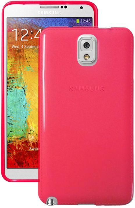 SKT TPU case for Samsung Galaxy Note 3 N9000/N9005 (with screen protector)Pink