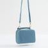 Applique Detail Crossbody Bag with Zip Closure and Detachable Strap