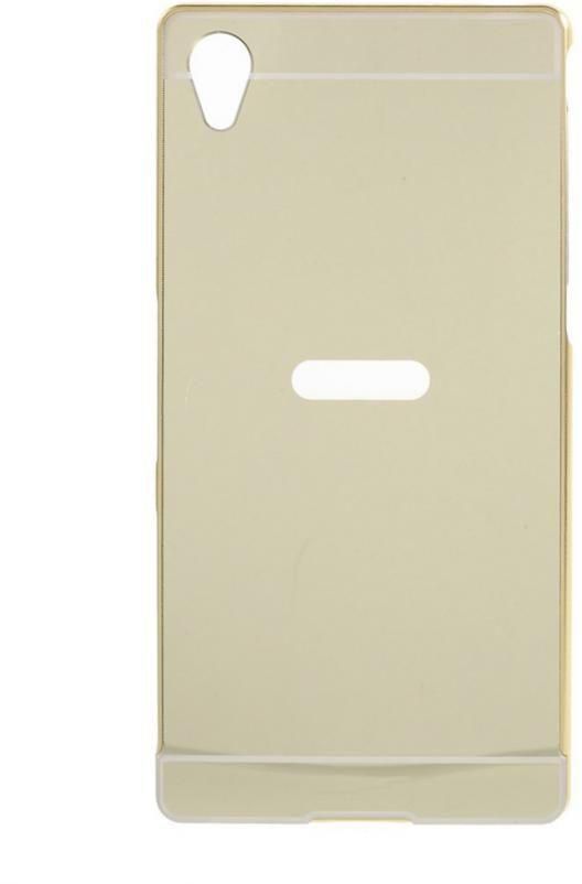 Generic Dual - Slide-on Metal Frame PC Cover for Sony Xperia Z5 – Gold
