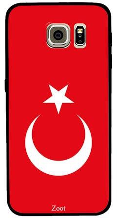 غطاء حماية واقٍ لهاتف سامسونج جالاكسي S6 علم تركيا