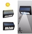 20 LED Solar Motion Sensor Outdoor Light Black