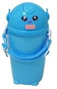 Sarvah Plastic Water Bottle With Straw Blue