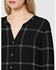 Only Damen ONLSUGAR Fallow L/S Shirt NOOS WVN Bluse, Black/AOP:Window Check, 38