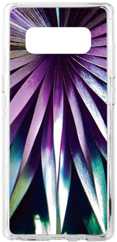 Plastic Printed Case Cover For Samsung Galaxy Note8 Metallic Leaves