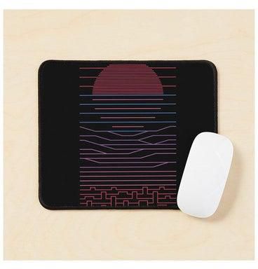 Leave The City For The Sea Mouse Pad Multicolour