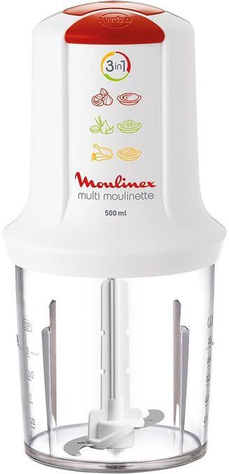 Moulinex AT7151EG 3 in 1 Multi-Moulinette Chopper - 500 ml - 500 watt - White