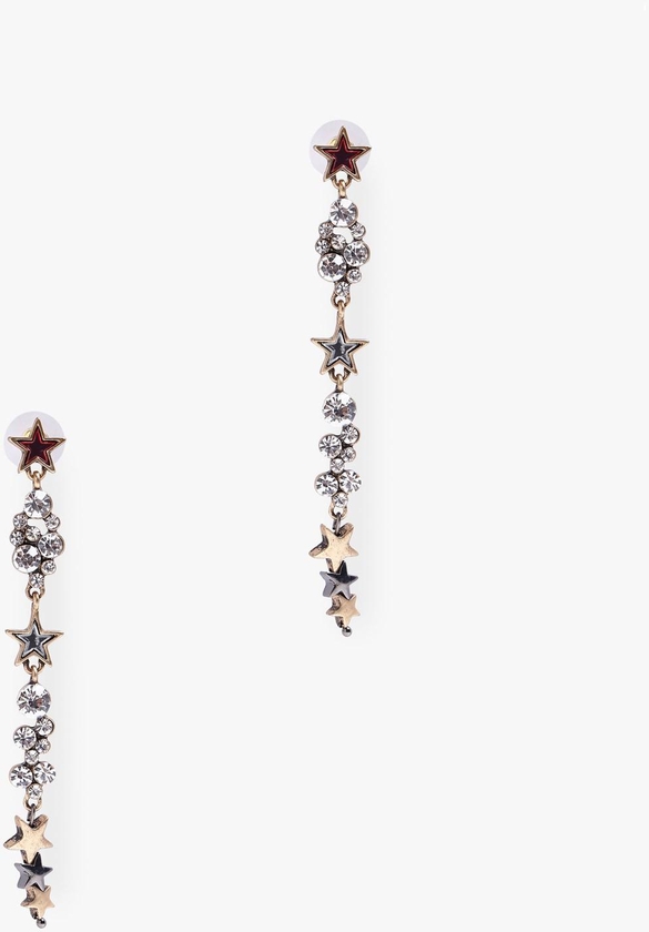 Silver Stars Earrings