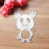 Animal Pig Dies Stencil Scrapbooking Craft Album Paper Card Craft Decor