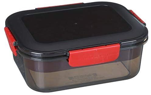 M Design Lunch Box - Black and Red, 2.1 Liter, 6447