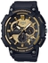 Casio Men's Water Resistant Analog Watch MCW-200H-9AVDF - 54 mm - Black