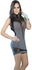 Grey Mixed Special Occasion Dress For Women