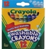 Crayola 12 Piece Washable Coloring Crayons