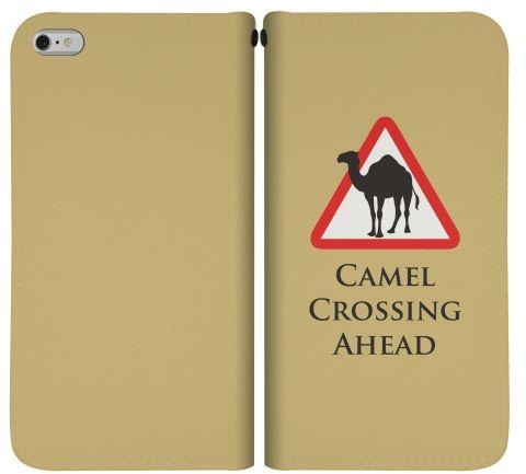 Stylizedd  Apple iPhone 6 Premium Flip case cover - Camel Crossing  I6-F-74