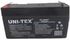 Unitex Rechargeable Acid Battery, 6 Volt, Black- 6V1.3AH-F1