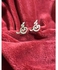 Handmade Cuff Links - Mohamed Name - Silver Plated & Neikal