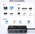 UGREEN USB 3.0 Hub Ethernet Adapter with 3 Port USB 3.0 Ethernet Gigabit Network Converter RJ45 Lan Ethernet Adaptor Compatible with MacBook Pro/Air, iMac Pro, Surface Pro, Chromebook, Switch Console
