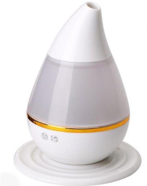 Mini Portable Air Humidifier Water-Drop Shape LED Light Mist Maker USB Ultrasonic Humidifier