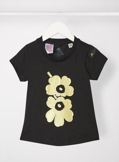 Kids/Youth Marimekko Graphic T-Shirt Black