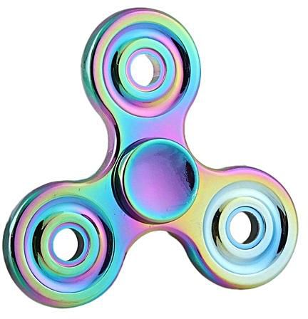 Colorful Alloy Hand Spinner ADHD Fidget EDC Fingertip Gyro Anti Stress Toy L&6 