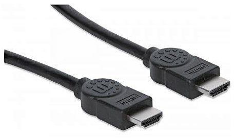 Manhattan 393751 High Speed Hdmi Cable- Hdmi Male To Male - Black - 2 Meter