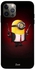 Minion Printed Case Cover -for Apple iPhone 12 Pro Black/Red/Yellow Black/Red/Yellow