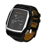 GT68 2G MT6261C 1.54 inch 240*240 2.5D Tri-proof Smart Watch with SIM Card 128MB+32MB 0.3MP GPS Heart Rate Monitor Pedometer Sedentary Sleep Monitor NFC iOS Android Black and Orange