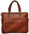 Bag Jack Sagittarii Tan Color 14-15inch Leather Office Bag