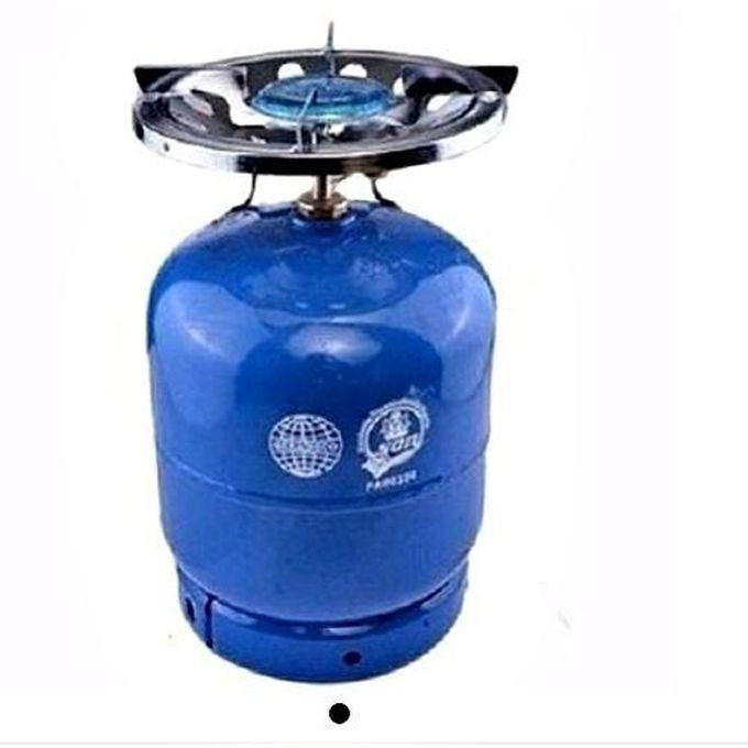 Gas 5Kg Camping Gas Cylinder With Stainless Burner - Blue
