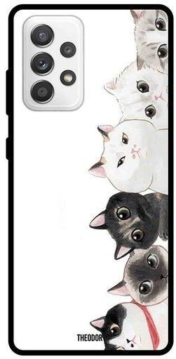 Protective Case Cover For Samsung Galaxy A52 cute cats