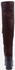 Varna Above Knee Length Boots - Brown