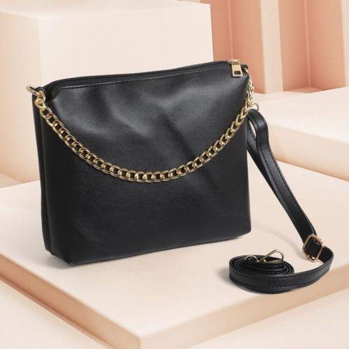 Women's Crossbody Bag Made Of The Finest Leather - Black