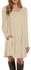 Beige Mixed Special Occasion Dress For Women