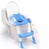 Portable Toilet Training Ladder And Seat Blue