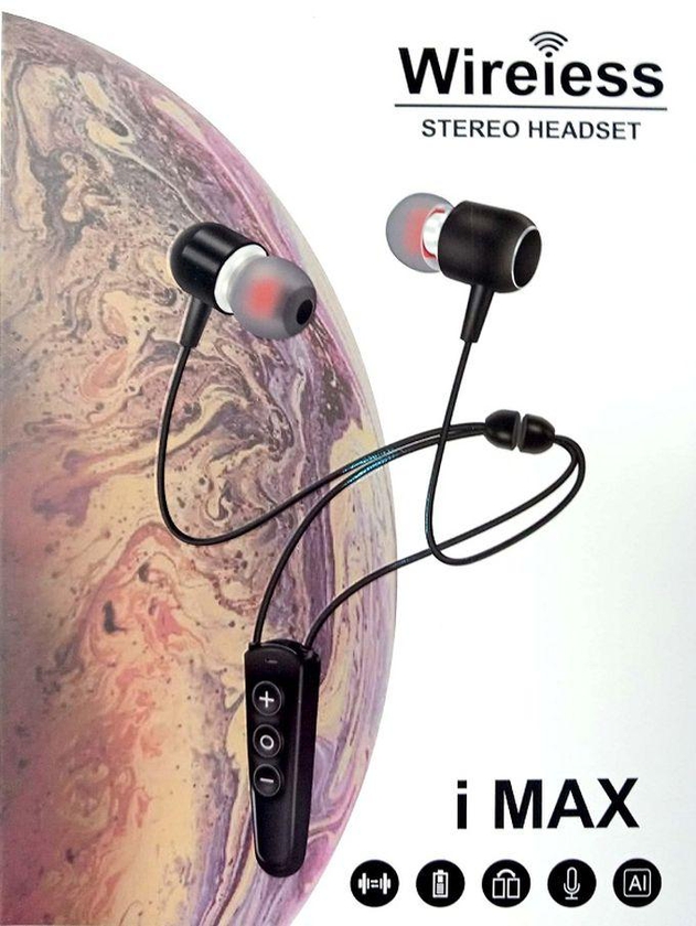 I Max Business Clip Wireless Bluetooth Stereo Headset