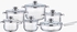 Casa 12-Piece Stainless Steel Cookware Set