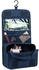 Portable Waterproof Cosmetic Makeup Toiletry Travel Hanging Organizer Storage Bag Pouch - Navy Blue